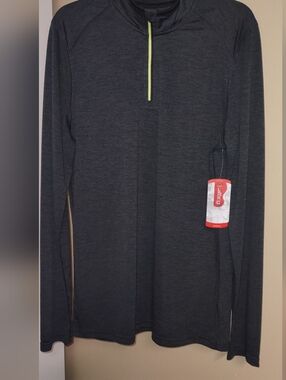 BCG Run Performance 1/4 Zip Pullover Sz XL(18-20) Activewear Unisex
